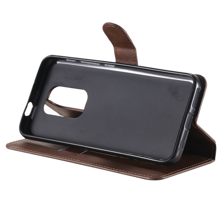 For Motorola Moto G9 Play Classic Calf Texture PU + TPU Horizontal Flip Leather Case, with Holder & Card Slots & Wallet