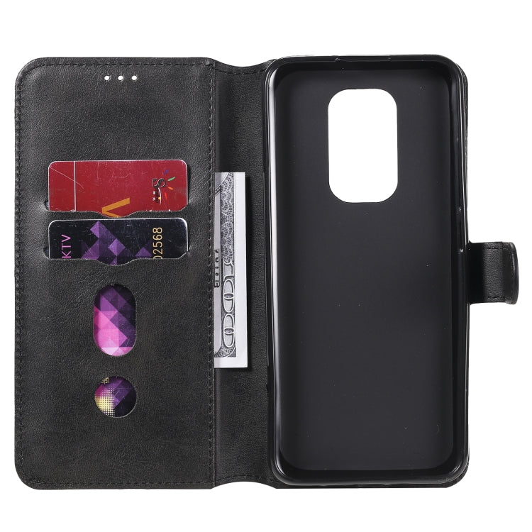 For Motorola Moto G9 Play Classic Calf Texture PU + TPU Horizontal Flip Leather Case, with Holder & Card Slots & Wallet