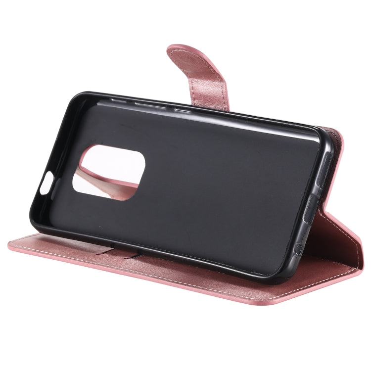 For Motorola Moto G9 Play Classic Calf Texture PU + TPU Horizontal Flip Leather Case, with Holder & Card Slots & Wallet