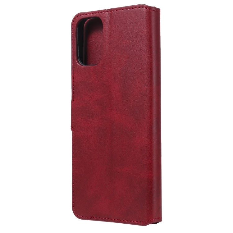 For Motorola Moto G9 Plus Classic Calf Texture PU + TPU Horizontal Flip Leather Case, with Holder & Card Slots & Wallet