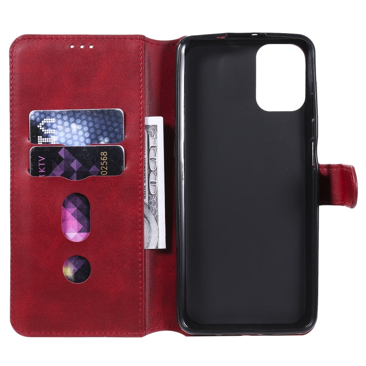 For Motorola Moto G9 Plus Classic Calf Texture PU + TPU Horizontal Flip Leather Case, with Holder & Card Slots & Wallet