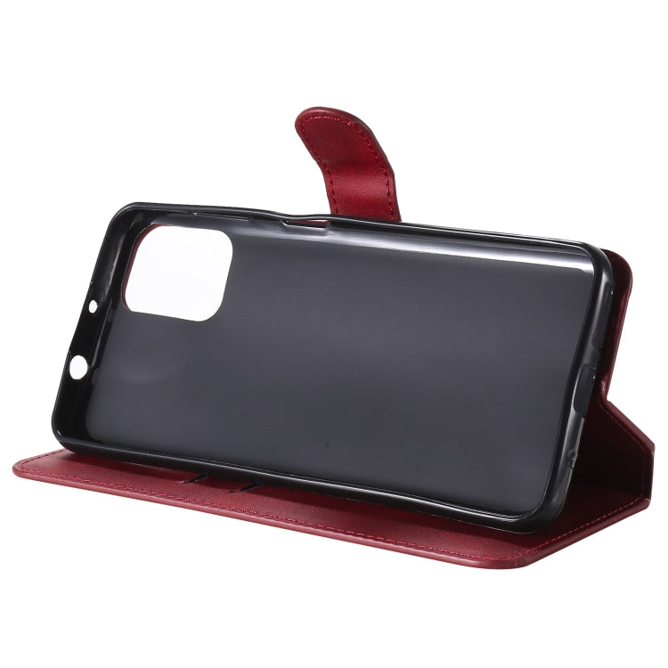 For Motorola Moto G9 Plus Classic Calf Texture PU + TPU Horizontal Flip Leather Case, with Holder & Card Slots & Wallet