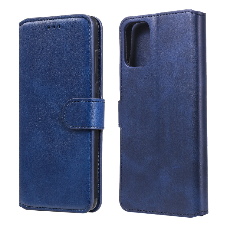 For Motorola Moto G9 Plus Classic Calf Texture PU + TPU Horizontal Flip Leather Case, with Holder & Card Slots & Wallet