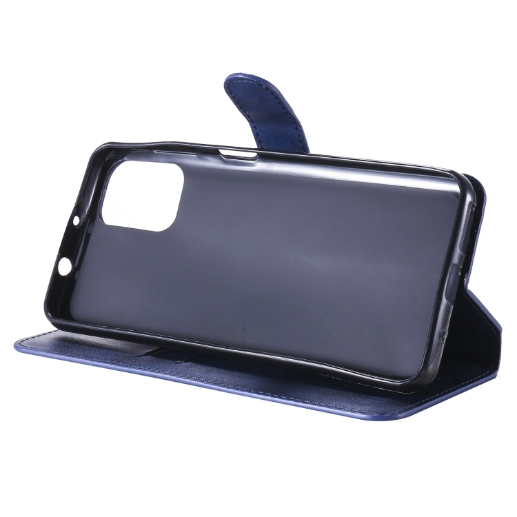 For Motorola Moto G9 Plus Classic Calf Texture PU + TPU Horizontal Flip Leather Case, with Holder & Card Slots & Wallet