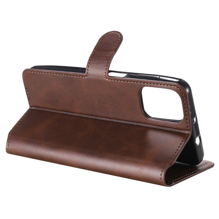 For Motorola Moto G9 Plus Classic Calf Texture PU + TPU Horizontal Flip Leather Case, with Holder & Card Slots & Wallet