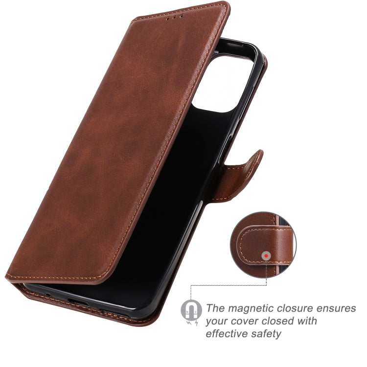 For Motorola Moto G9 Plus Classic Calf Texture PU + TPU Horizontal Flip Leather Case, with Holder & Card Slots & Wallet