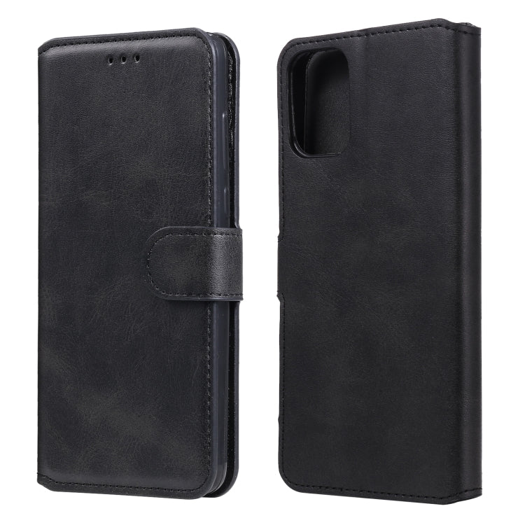 For Motorola Moto G9 Plus Classic Calf Texture PU + TPU Horizontal Flip Leather Case, with Holder & Card Slots & Wallet