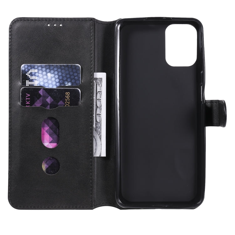 For Motorola Moto G9 Plus Classic Calf Texture PU + TPU Horizontal Flip Leather Case, with Holder & Card Slots & Wallet