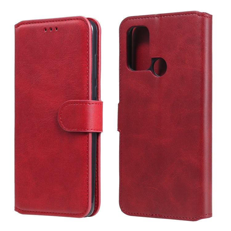 For OPPO A53 / A53S / A32 Classic Calf Texture PU + TPU Horizontal Flip Leather Case, with Holder & Card Slots & Wallet