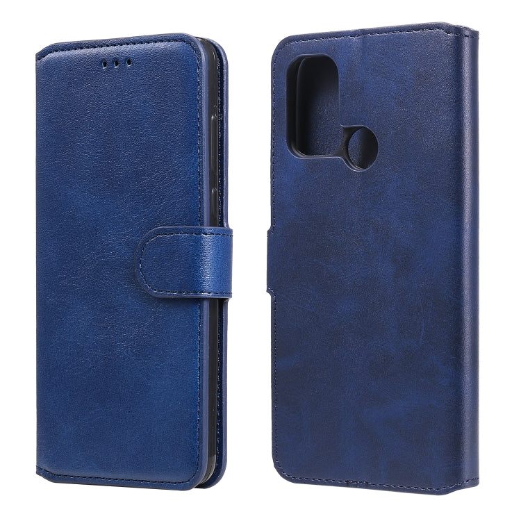 For OPPO A53 / A53S / A32 Classic Calf Texture PU + TPU Horizontal Flip Leather Case, with Holder & Card Slots & Wallet