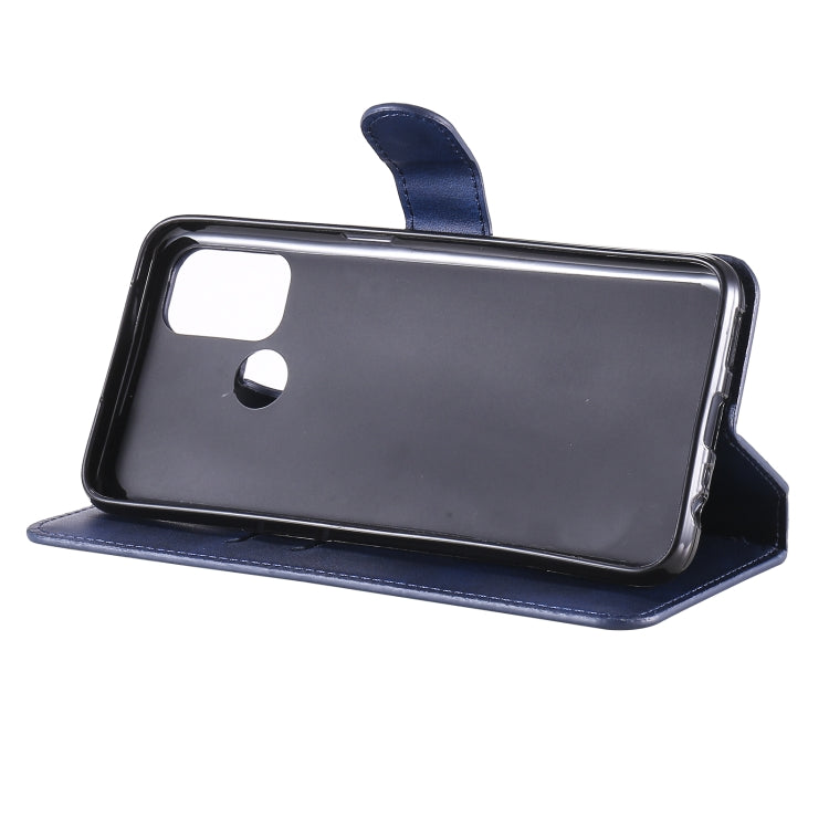 For OPPO A53 / A53S / A32 Classic Calf Texture PU + TPU Horizontal Flip Leather Case, with Holder & Card Slots & Wallet