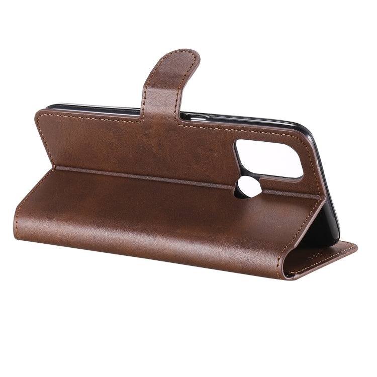 For OPPO A53 / A53S / A32 Classic Calf Texture PU + TPU Horizontal Flip Leather Case, with Holder & Card Slots & Wallet