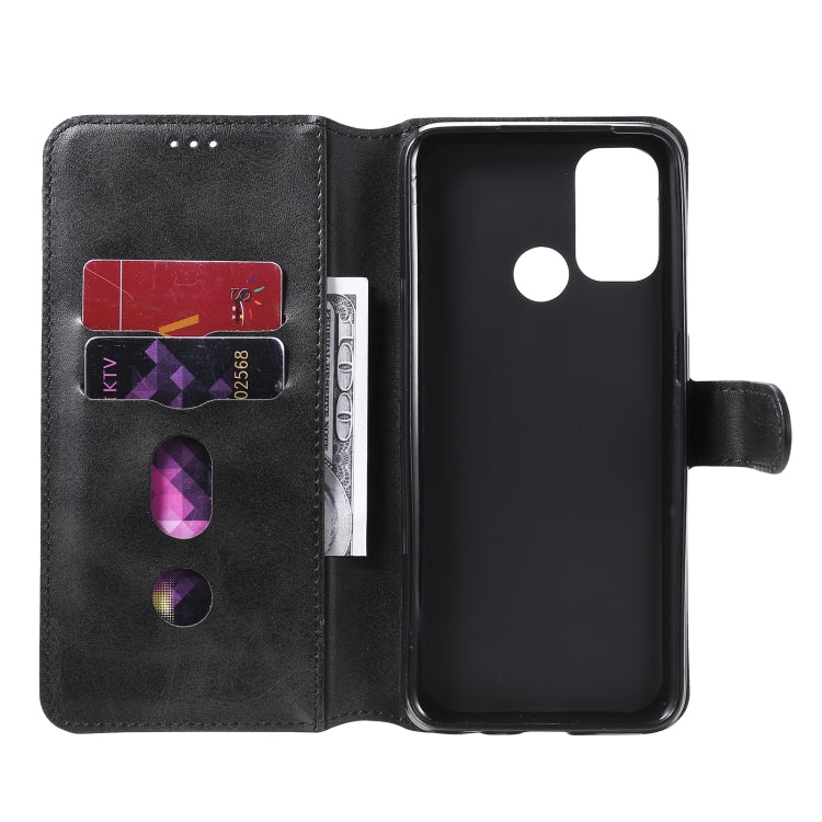 For OPPO A53 / A53S / A32 Classic Calf Texture PU + TPU Horizontal Flip Leather Case, with Holder & Card Slots & Wallet