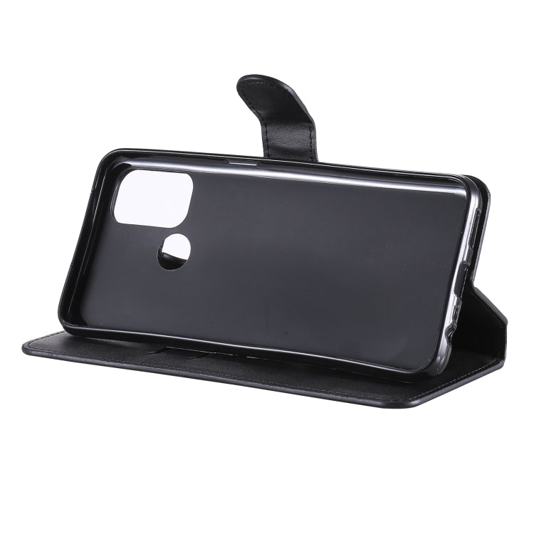 For OPPO A53 / A53S / A32 Classic Calf Texture PU + TPU Horizontal Flip Leather Case, with Holder & Card Slots & Wallet