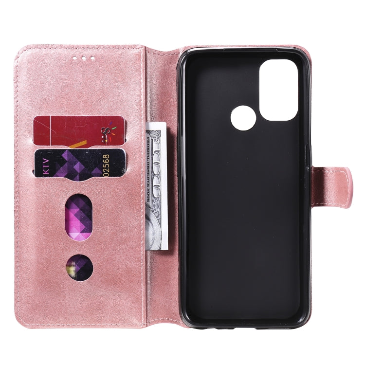 For OPPO A53 / A53S / A32 Classic Calf Texture PU + TPU Horizontal Flip Leather Case, with Holder & Card Slots & Wallet