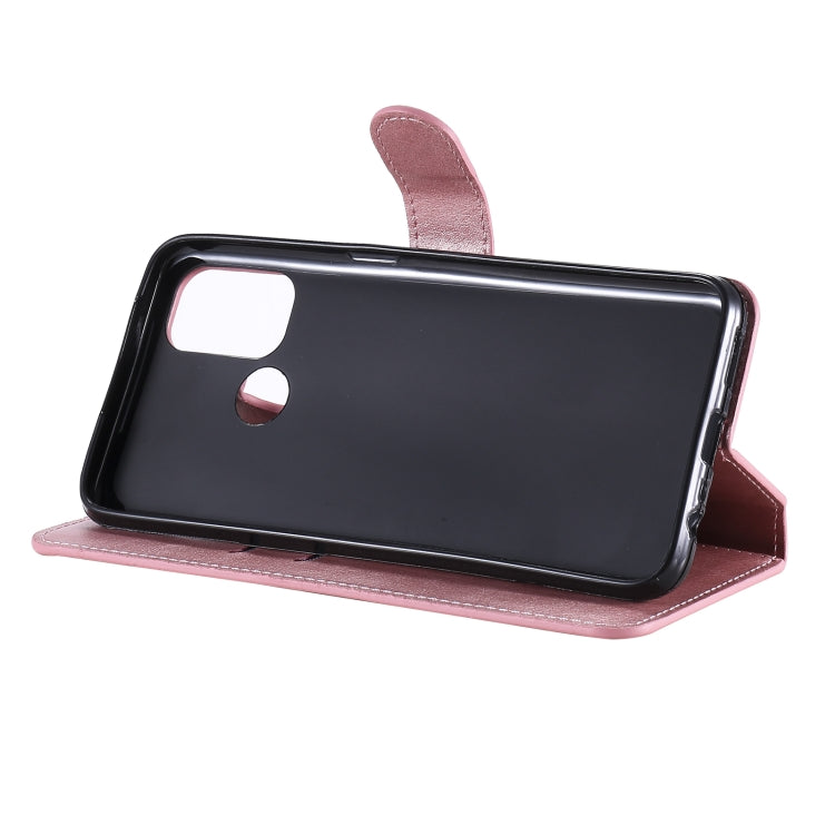 For OPPO A53 / A53S / A32 Classic Calf Texture PU + TPU Horizontal Flip Leather Case, with Holder & Card Slots & Wallet