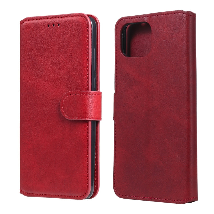 For OPPO F17 / A73 Classic Calf Texture PU + TPU Horizontal Flip Leather Case, with Holder & Card Slots & Wallet