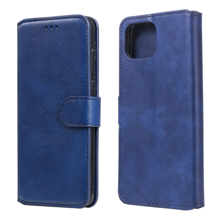For OPPO F17 / A73 Classic Calf Texture PU + TPU Horizontal Flip Leather Case, with Holder & Card Slots & Wallet
