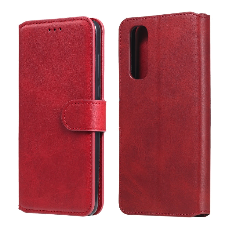 For OPPO Realme 7 / Narzo 20 Pro Classic Calf Texture PU + TPU Horizontal Flip Leather Case, with Holder & Card Slots & Wallet