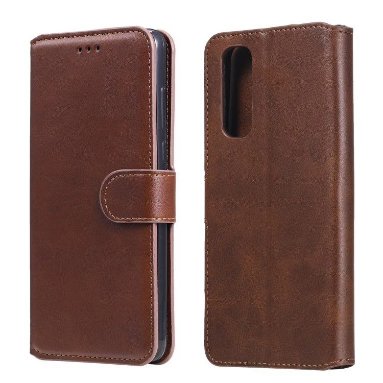 For OPPO Realme 7 / Narzo 20 Pro Classic Calf Texture PU + TPU Horizontal Flip Leather Case, with Holder & Card Slots & Wallet