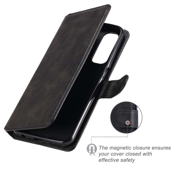 For OPPO Realme 7 / Narzo 20 Pro Classic Calf Texture PU + TPU Horizontal Flip Leather Case, with Holder & Card Slots & Wallet