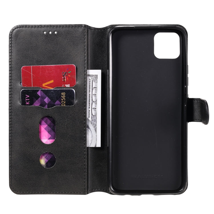 For OPPO Realme C11 Classic Calf Texture PU + TPU Horizontal Flip Leather Case, with Holder & Card Slots & Wallet