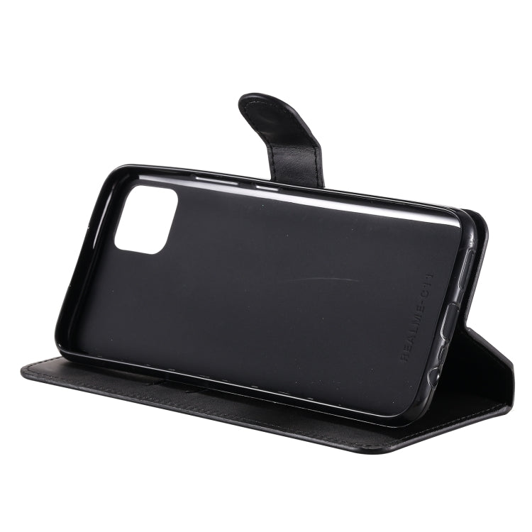 For OPPO Realme C11 Classic Calf Texture PU + TPU Horizontal Flip Leather Case, with Holder & Card Slots & Wallet