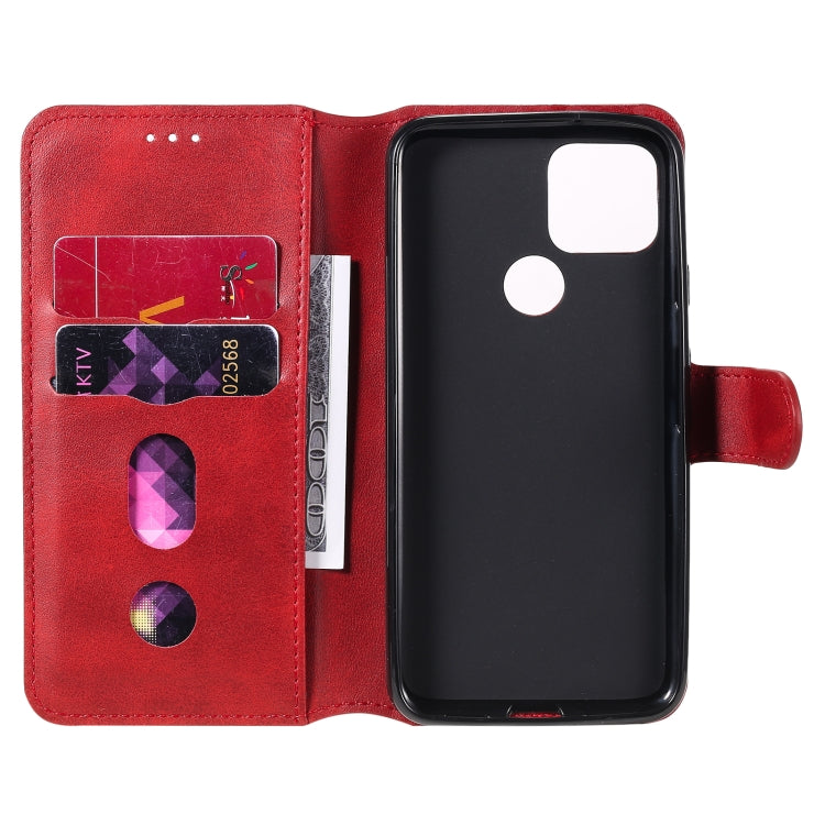 For Google Pixel 5 Classic Calf Texture PU + TPU Horizontal Flip Leather Case, with Holder & Card Slots & Wallet