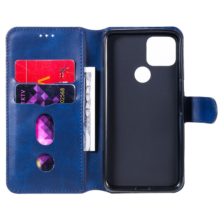 For Google Pixel 5 Classic Calf Texture PU + TPU Horizontal Flip Leather Case, with Holder & Card Slots & Wallet