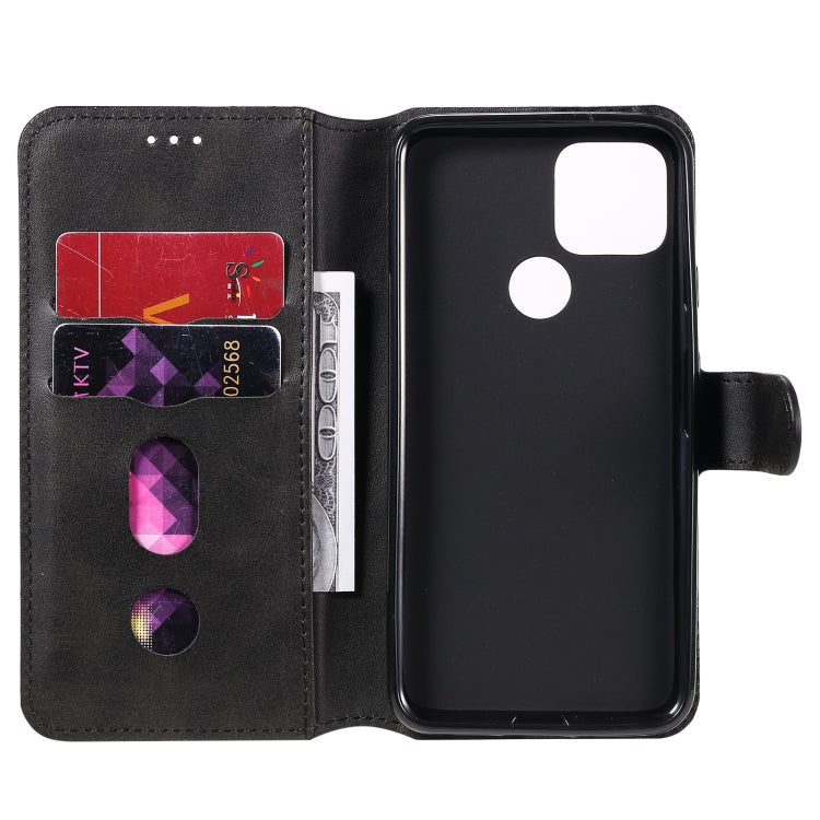 For Google Pixel 5 Classic Calf Texture PU + TPU Horizontal Flip Leather Case, with Holder & Card Slots & Wallet