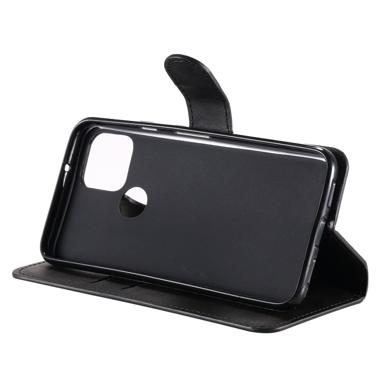 For Google Pixel 5 Classic Calf Texture PU + TPU Horizontal Flip Leather Case, with Holder & Card Slots & Wallet