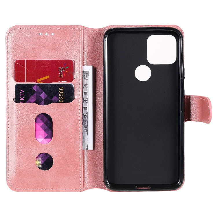 For Google Pixel 5 Classic Calf Texture PU + TPU Horizontal Flip Leather Case, with Holder & Card Slots & Wallet