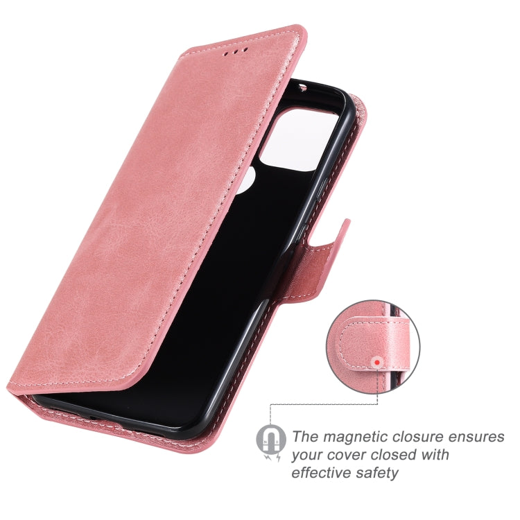 For Google Pixel 5 Classic Calf Texture PU + TPU Horizontal Flip Leather Case, with Holder & Card Slots & Wallet