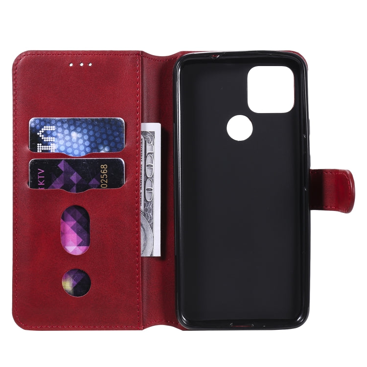 For Google Pixel 5 XL / Pixel 4a 5G Classic Calf Texture PU + TPU Horizontal Flip Leather Case, with Holder & Card Slots & Wallet