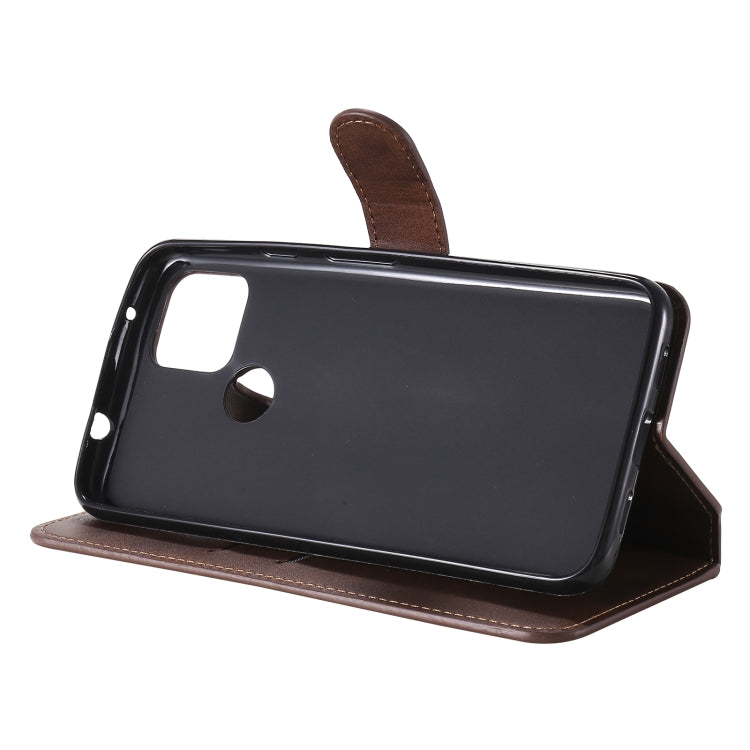 For Google Pixel 5 XL / Pixel 4a 5G Classic Calf Texture PU + TPU Horizontal Flip Leather Case, with Holder & Card Slots & Wallet