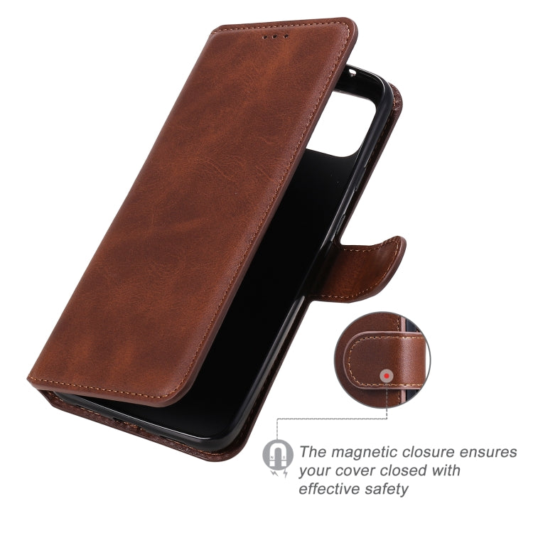 For Google Pixel 5 XL / Pixel 4a 5G Classic Calf Texture PU + TPU Horizontal Flip Leather Case, with Holder & Card Slots & Wallet
