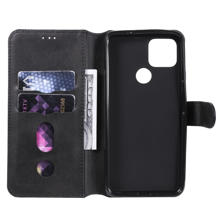For Google Pixel 5 XL / Pixel 4a 5G Classic Calf Texture PU + TPU Horizontal Flip Leather Case, with Holder & Card Slots & Wallet