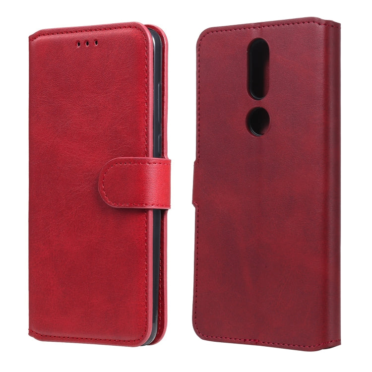 For Nokia 2.4 Classic Calf Texture PU + TPU Horizontal Flip Leather Case, with Holder & Card Slots & Wallet