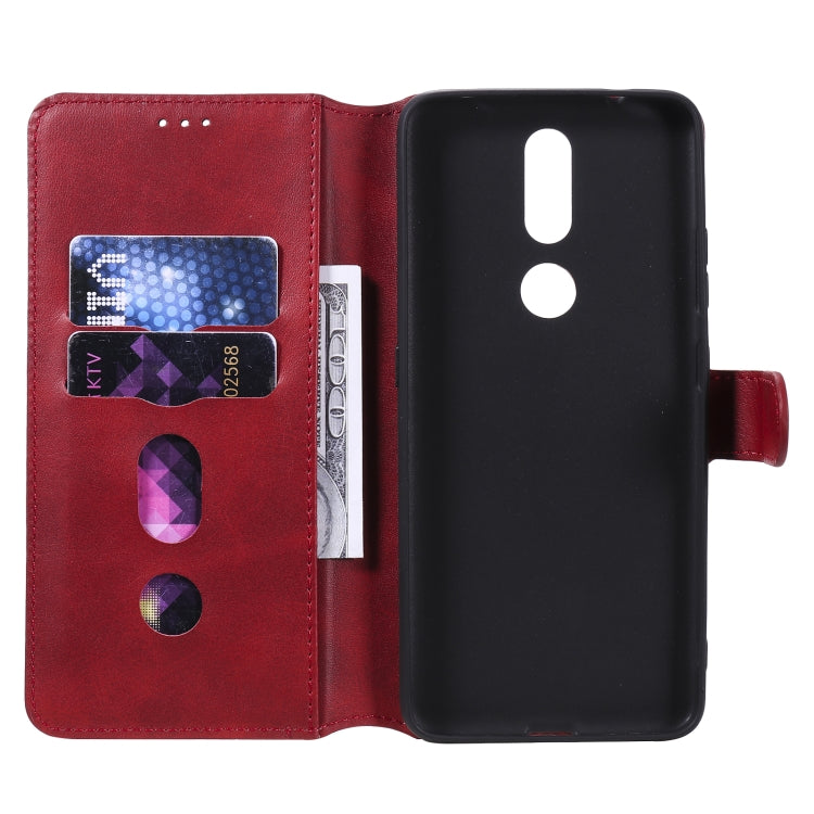 For Nokia 2.4 Classic Calf Texture PU + TPU Horizontal Flip Leather Case, with Holder & Card Slots & Wallet