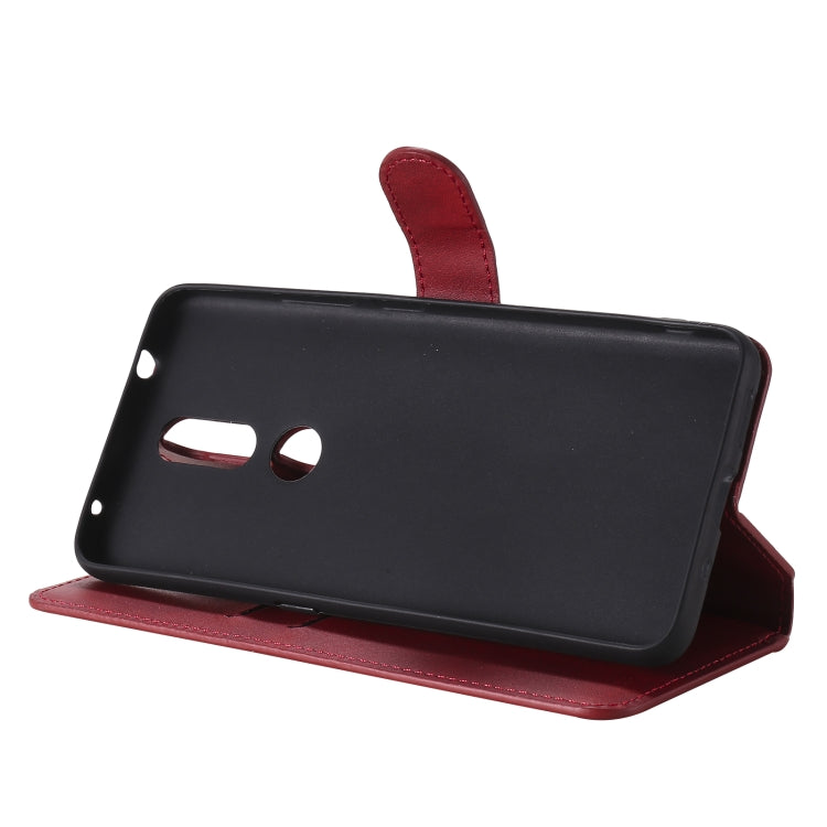 For Nokia 2.4 Classic Calf Texture PU + TPU Horizontal Flip Leather Case, with Holder & Card Slots & Wallet