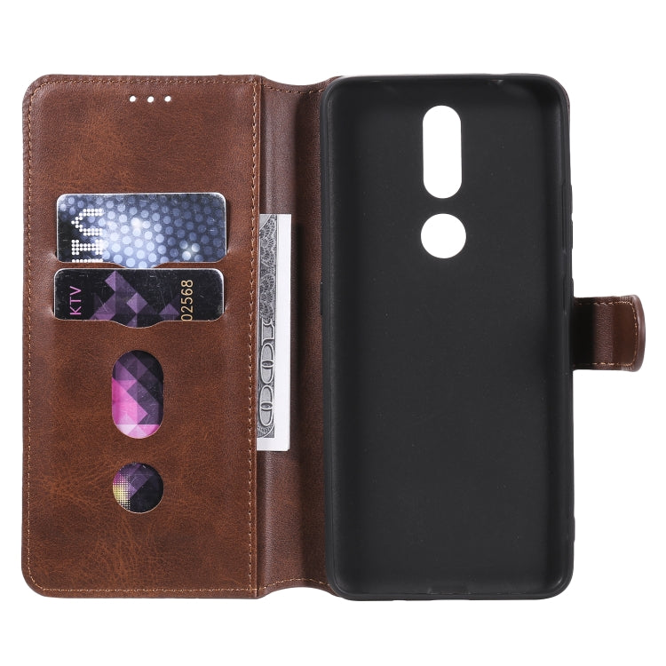 For Nokia 2.4 Classic Calf Texture PU + TPU Horizontal Flip Leather Case, with Holder & Card Slots & Wallet