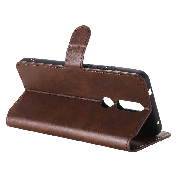 For Nokia 2.4 Classic Calf Texture PU + TPU Horizontal Flip Leather Case, with Holder & Card Slots & Wallet