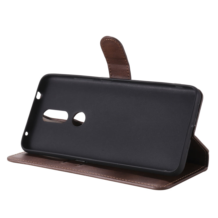 For Nokia 2.4 Classic Calf Texture PU + TPU Horizontal Flip Leather Case, with Holder & Card Slots & Wallet