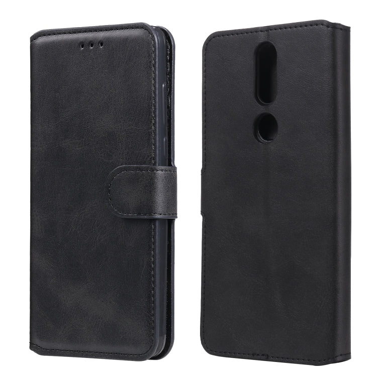 For Nokia 2.4 Classic Calf Texture PU + TPU Horizontal Flip Leather Case, with Holder & Card Slots & Wallet