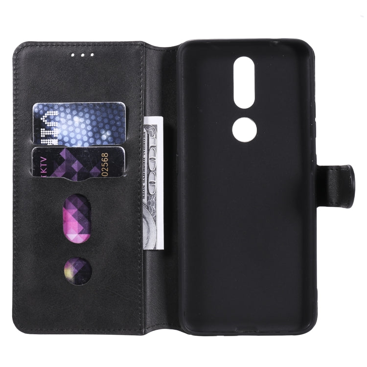 For Nokia 2.4 Classic Calf Texture PU + TPU Horizontal Flip Leather Case, with Holder & Card Slots & Wallet