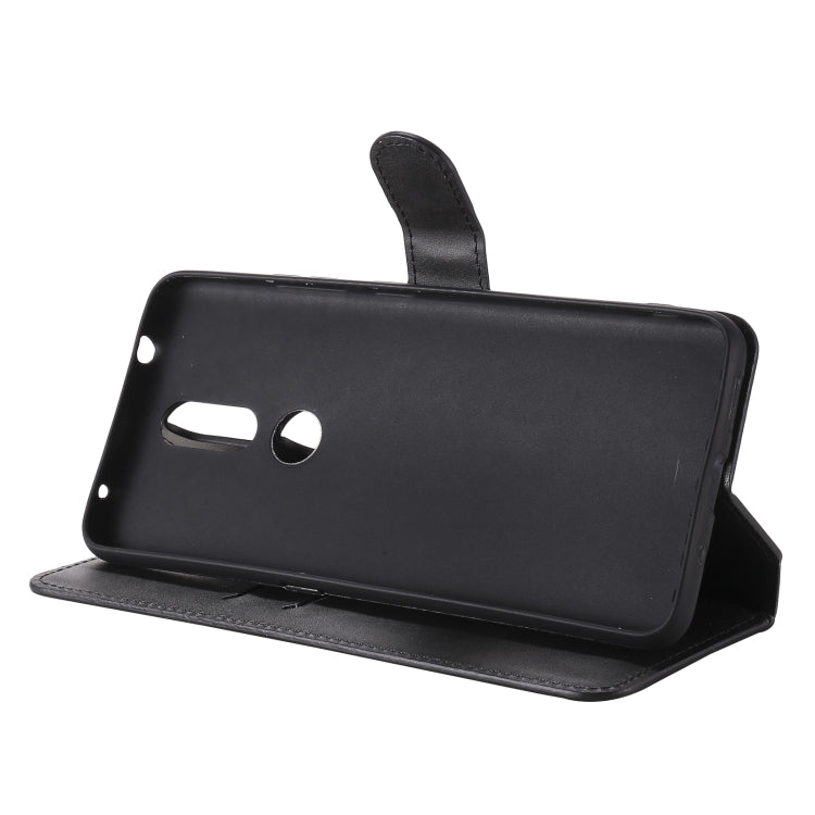 For Nokia 2.4 Classic Calf Texture PU + TPU Horizontal Flip Leather Case, with Holder & Card Slots & Wallet