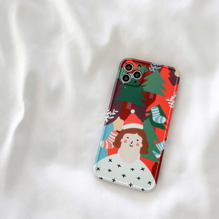 For iPhone 11 IMD Straight Edge TPU Protective Case