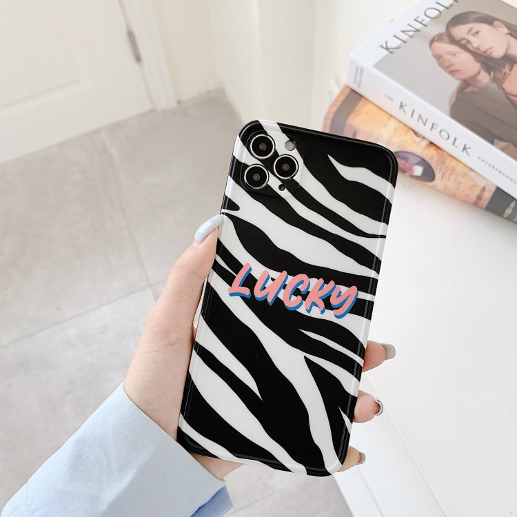 For iPhone 11 IMD Straight Edge TPU Protective Case