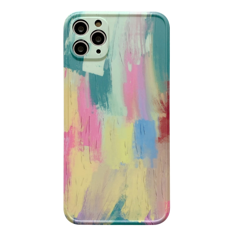 For iPhone 11 IMD Straight Edge TPU Protective Case