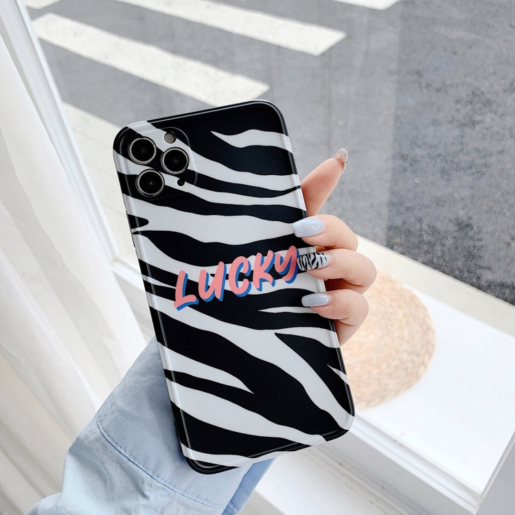 For iPhone 11 Pro IMD Straight Edge TPU Protective Case